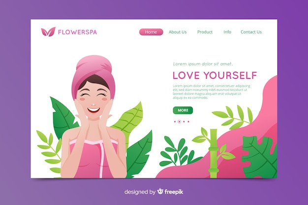 Spa landing page