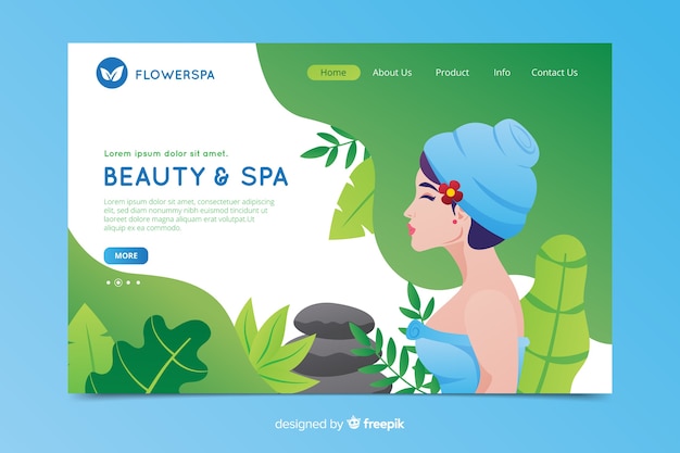 Spa landing page