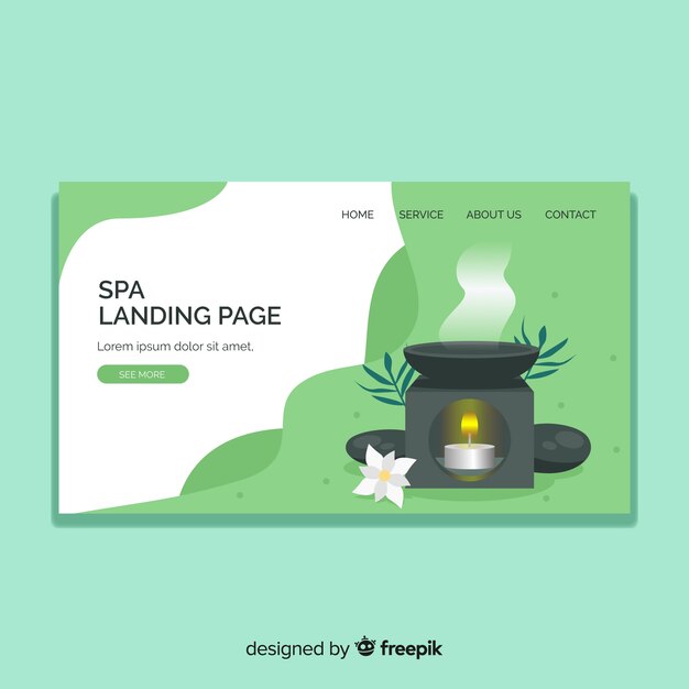 Spa landing page