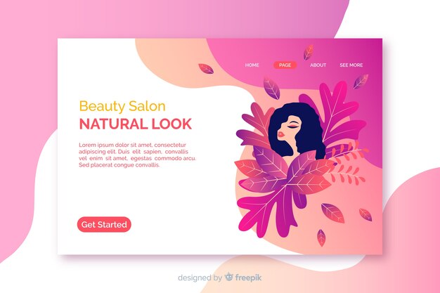 Spa landing page