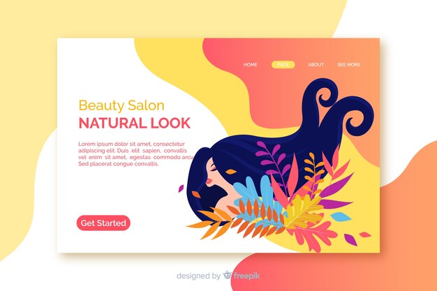 Spa landing page