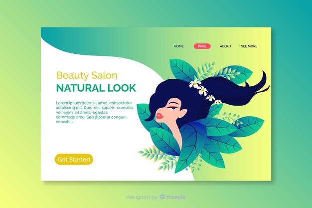 Spa landing page