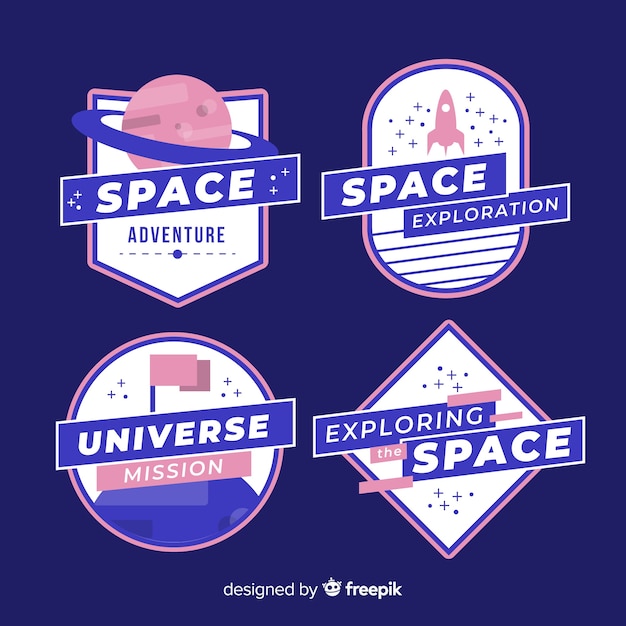 Free vector space elements stickers