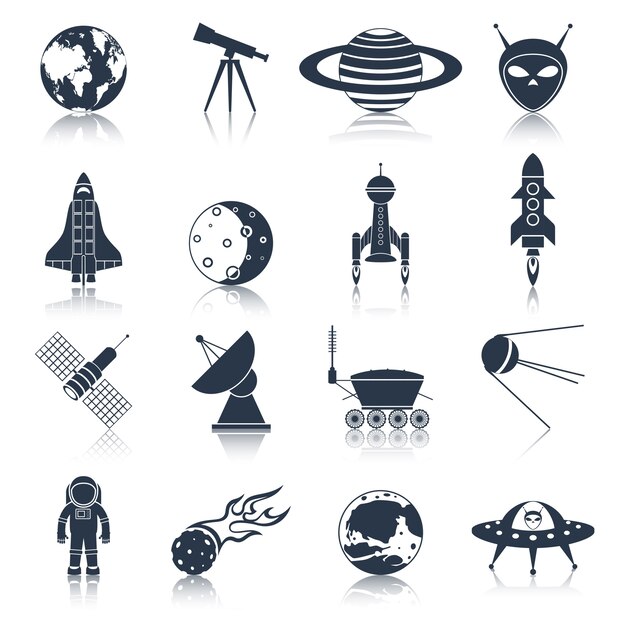 Space icons collection