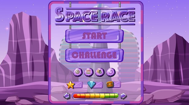 Space race game 