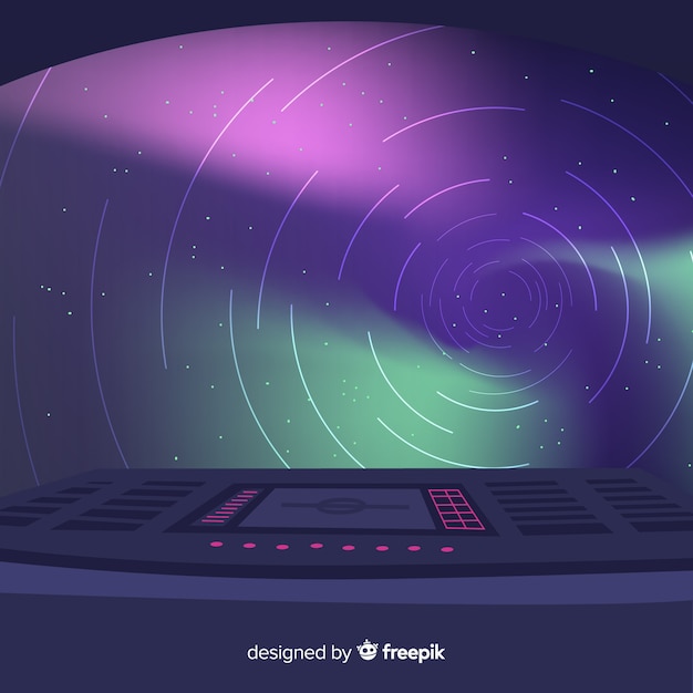 Spacecraft control panel background