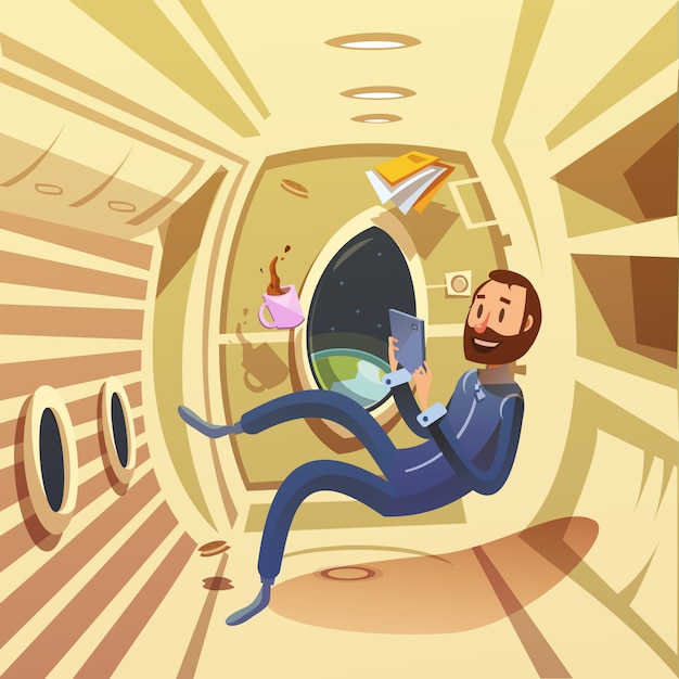 Free Vector spaceship interior 