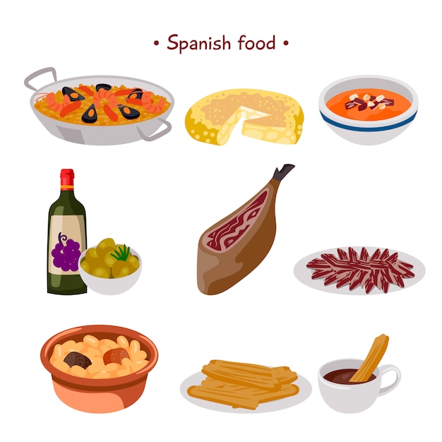 Spanish food collection