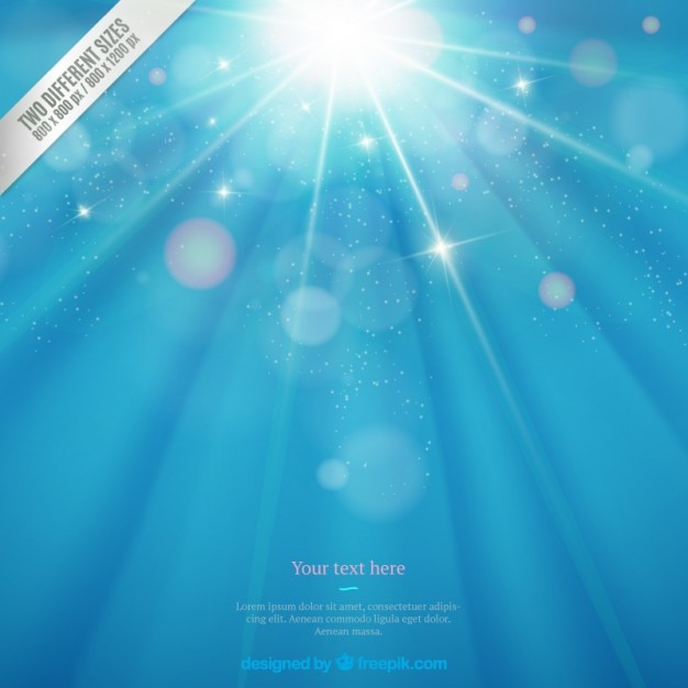 Free vector sparkle blue background