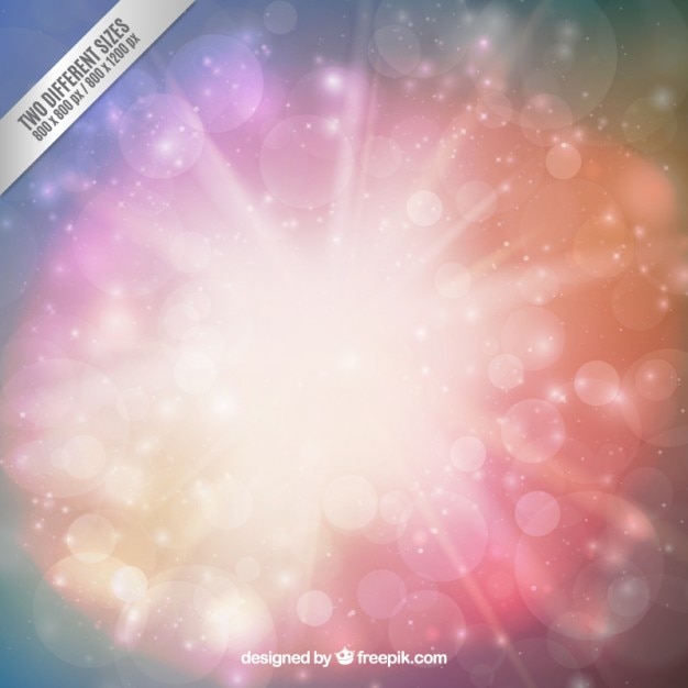 Free vector sparkle pink bokeh background