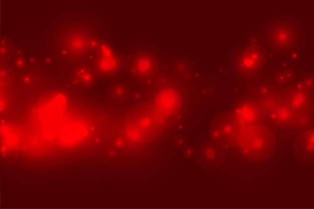 Sparkling red shiny bokeh background design