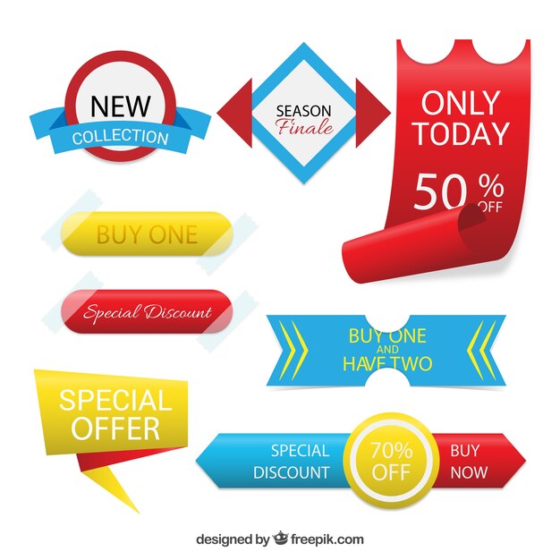 Special offer badges