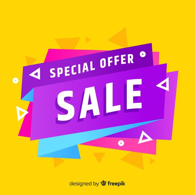 Special offer sale banner design