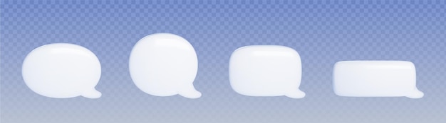 Free vector speech bubble for chat conversation or message