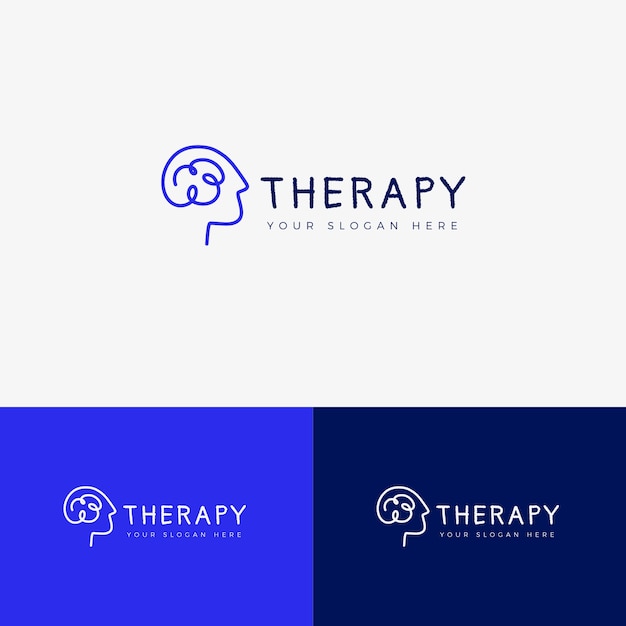 Speech therapy logo template