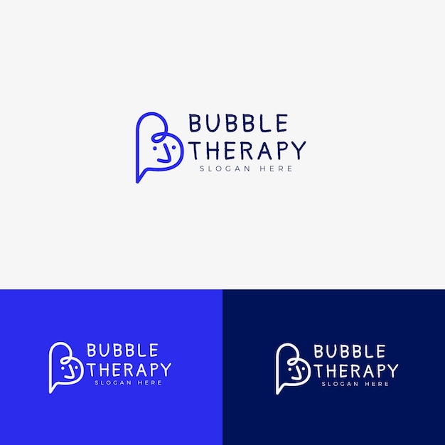 Speech therapy logo template