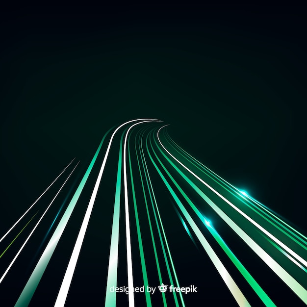 Speed light trail background