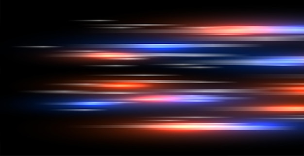 Free Vector speed lines lights colorful motion background