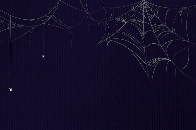 Spider web blue background template vector