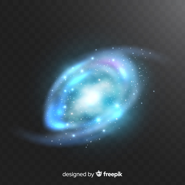 Free Vector spiral galaxy background