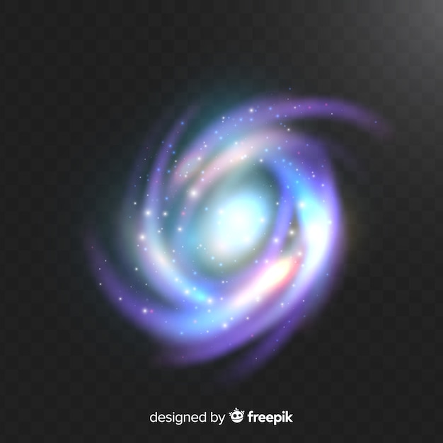 Free Vector spiral galaxy background