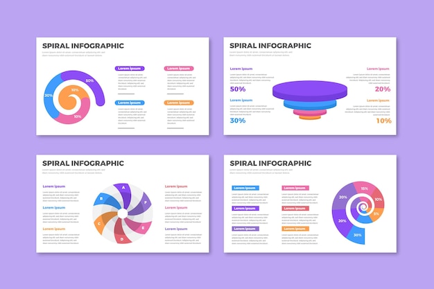 Spiral infographic