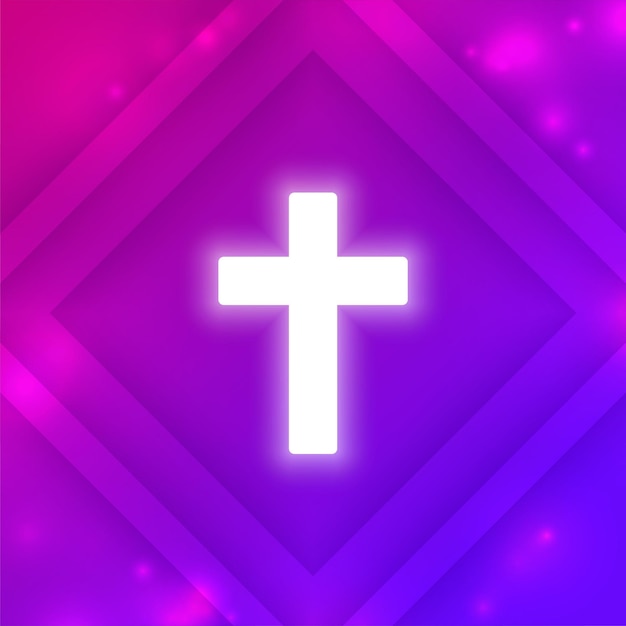 Spiritual holy cross sign background for eternal soul and hope