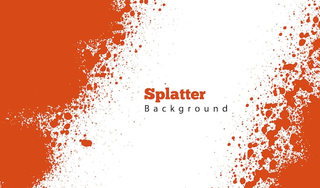 splatter in white background