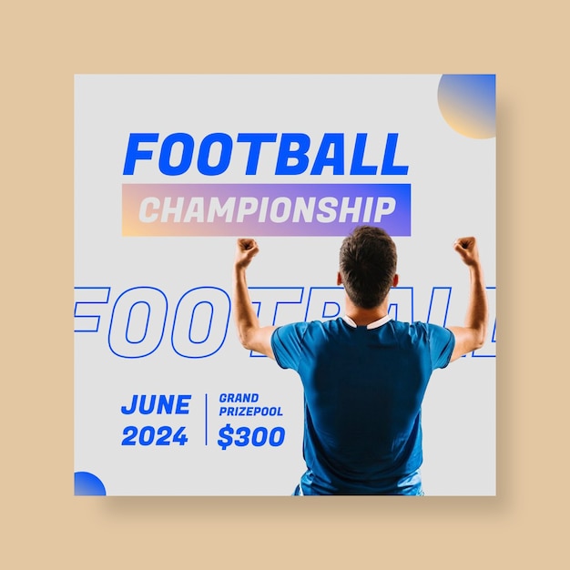 Sport banner template design