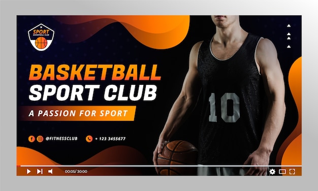 Sport club template design