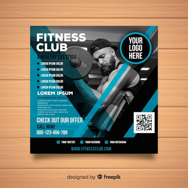 Free Vector sport flyer