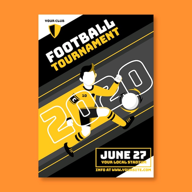 Sport poster template