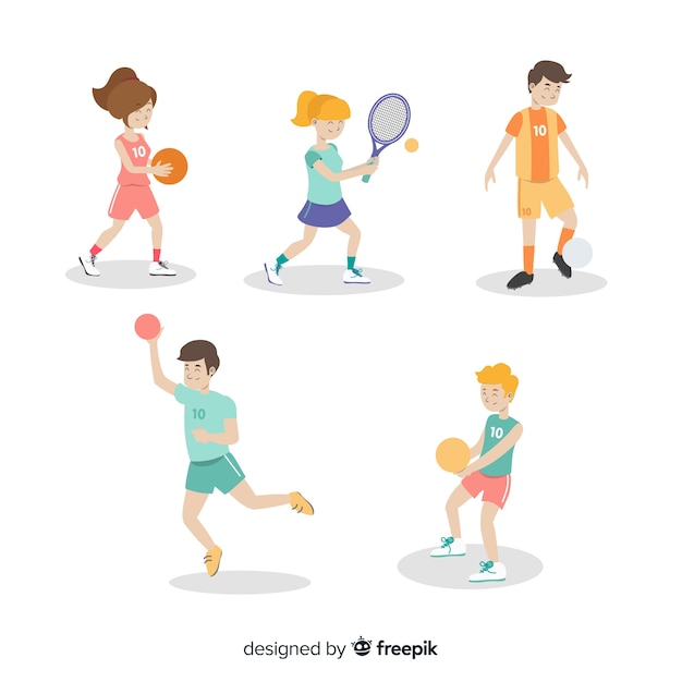 Free Vector sports activities