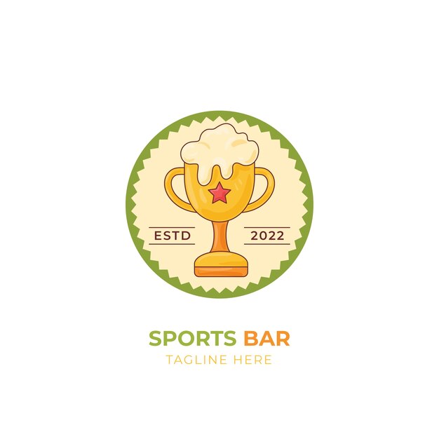 Sports bar logo design