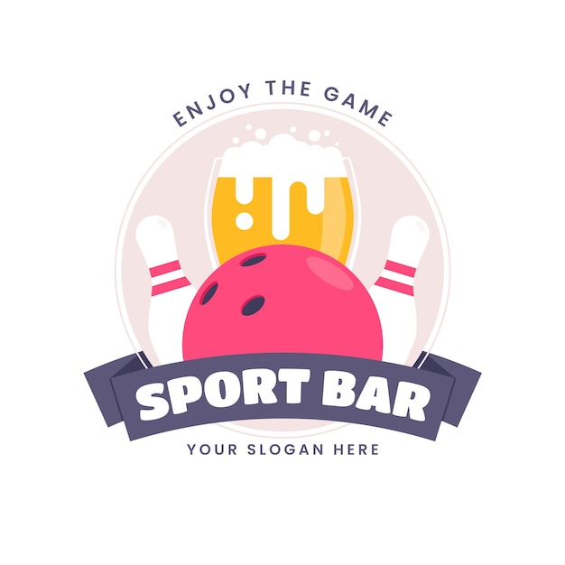 Sports bar logo design