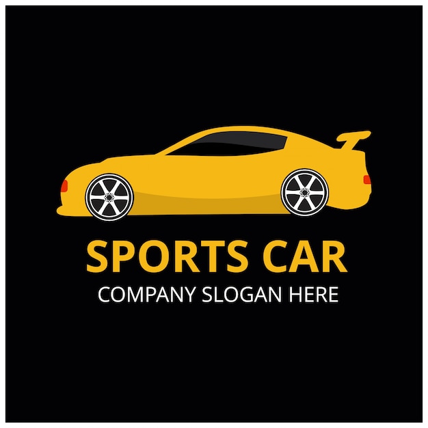 Free Vector sports car logo template