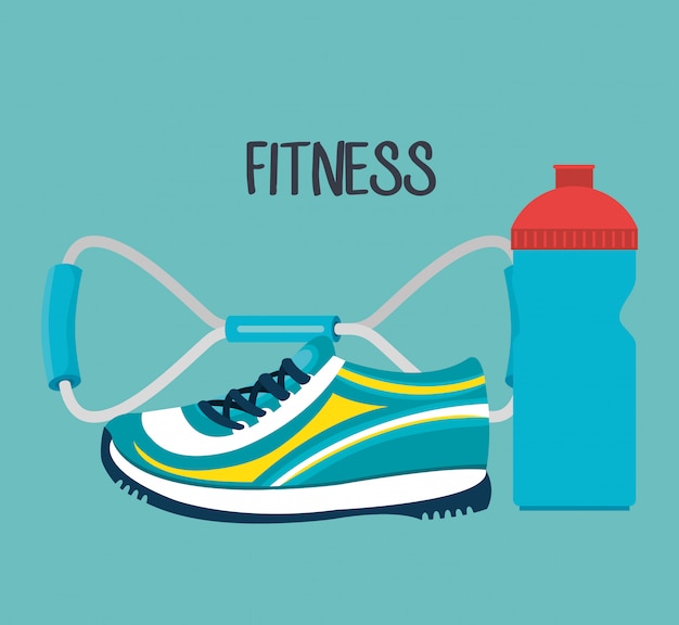 sports fitness illustration 