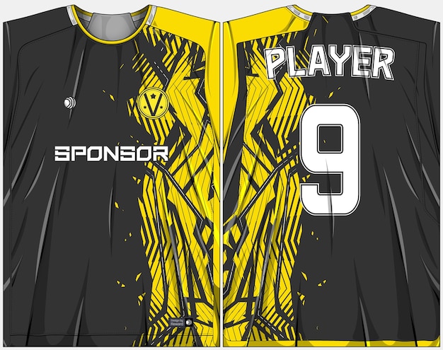 Sports shirt design ready to print - Football shirt for sublimation