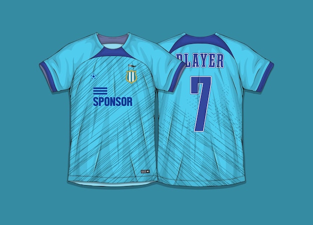 Sports shirt design ready to print Football shirt for sublimation