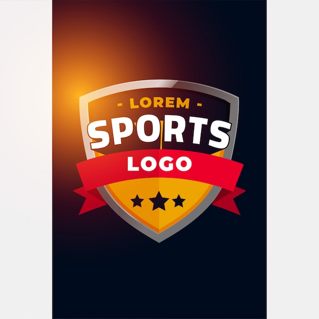 Free vector sports and tournament logo concept