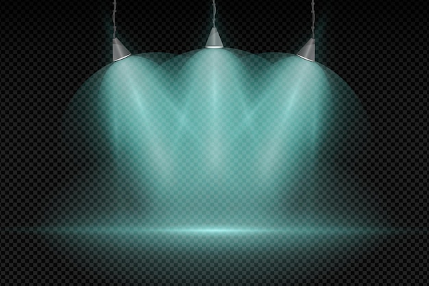 Spot lights background concept