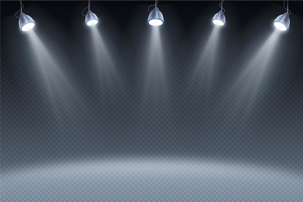 Free Vector spot lights background