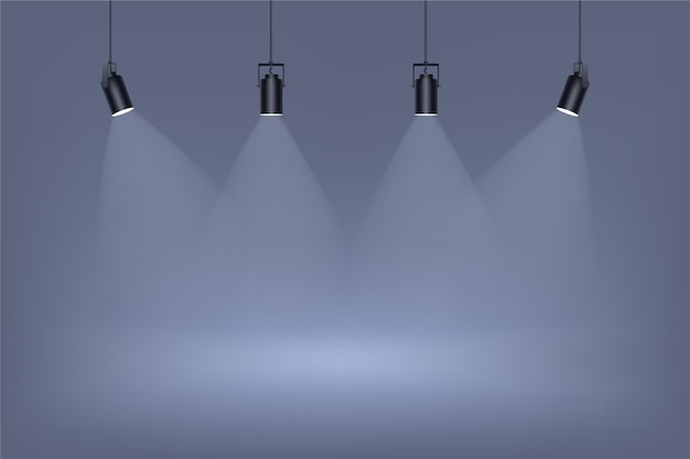 Free Vector spot lights background