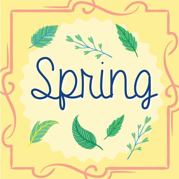 Spring background design