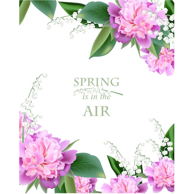 Spring background design