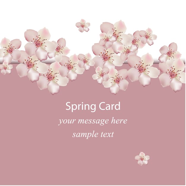 Spring background design