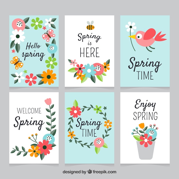 Spring card collection