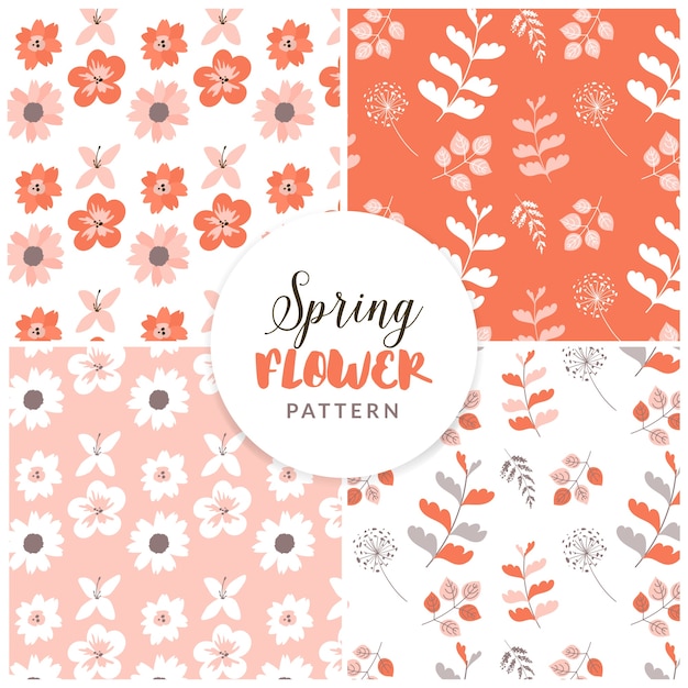 Spring floral pattern