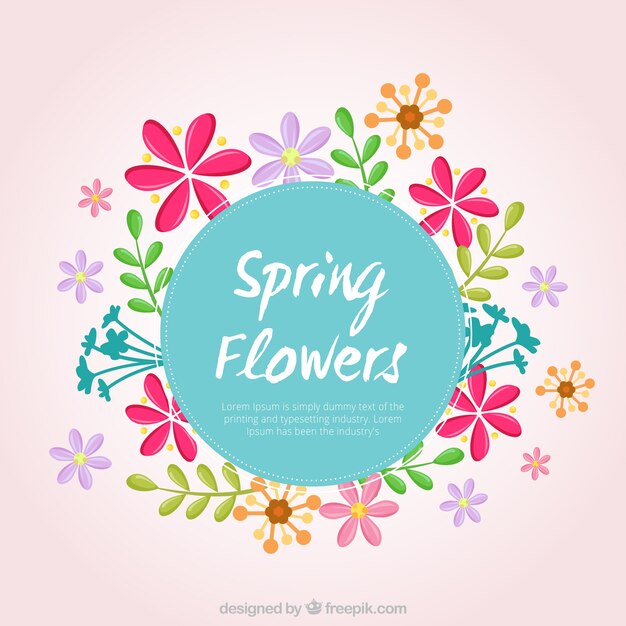 Spring flower background