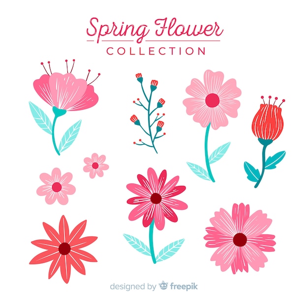 Spring flower collection